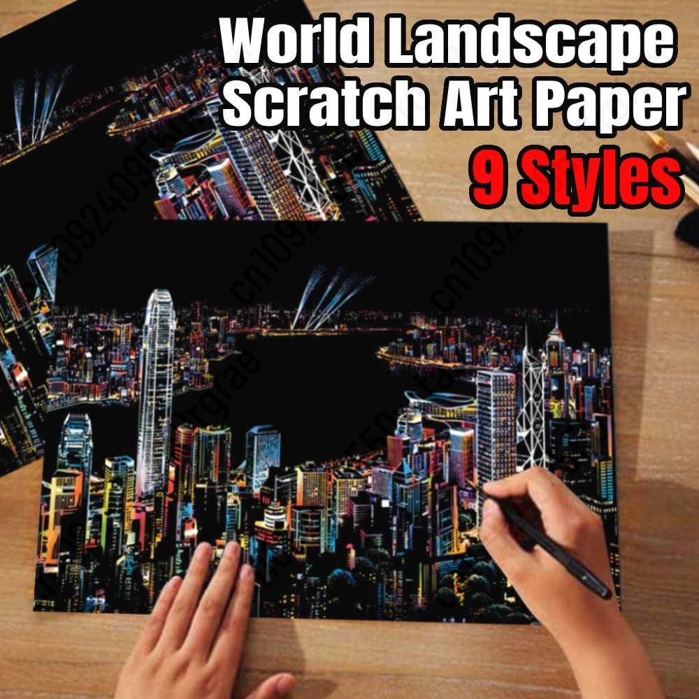 Kids Education World - Kit de cartes en papier pour