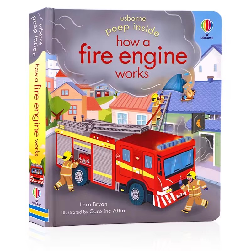 Kids Education Age - Usborne Peep Inside How A Fire