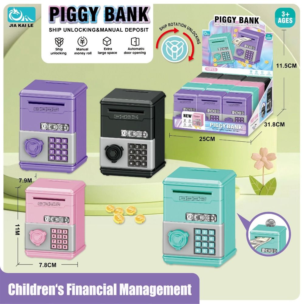 Kids Education Money - Tirelire Jouet Enfant Mot de Passe