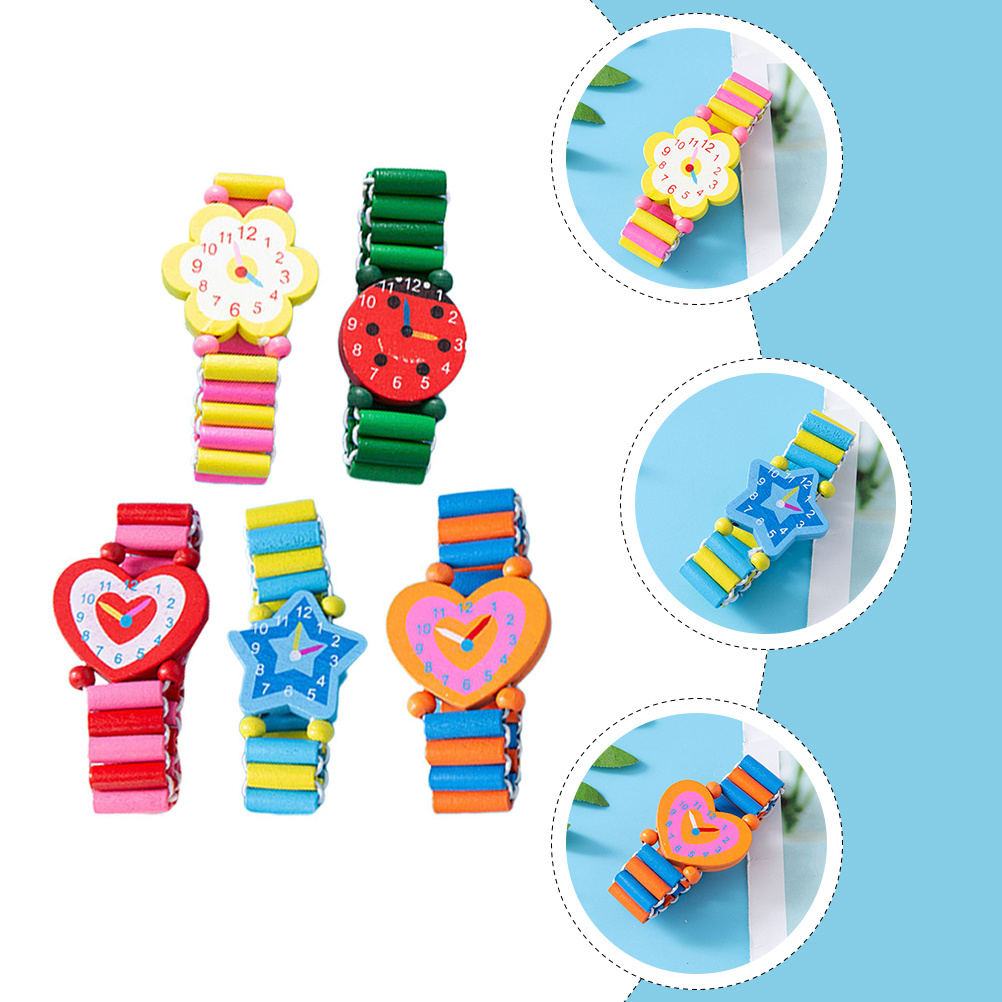 Education Kids Ru - 5 pièces enfants Bracelet coloré montres