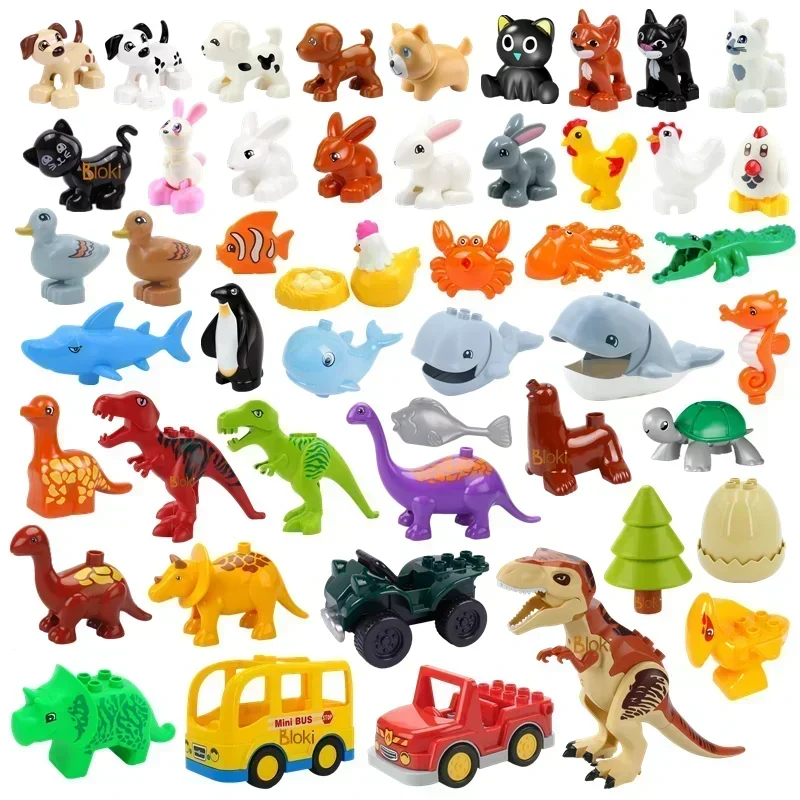 Kids Education World - Grands blocs de construction dinosaures du