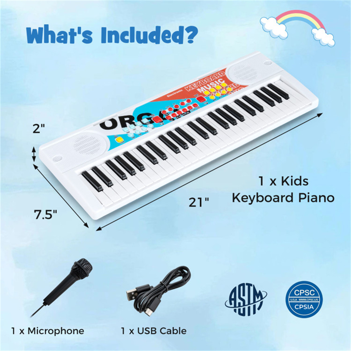 Kids Education Age - Clavier électronique pour enfants à 49