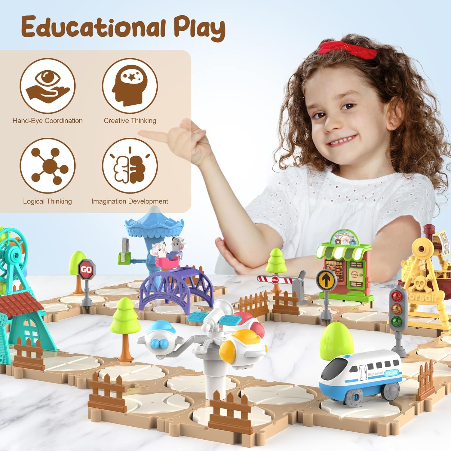 Kit de circuit de voitures à a - Kids Education Learning avis et prix