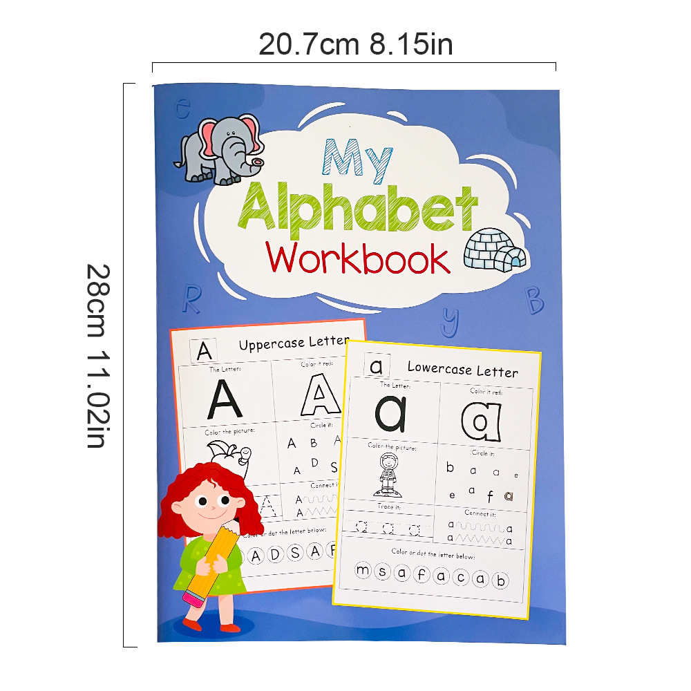 54 Pages lettres A-Z Alphabet  - Learning Workbook Preschool avis et prix