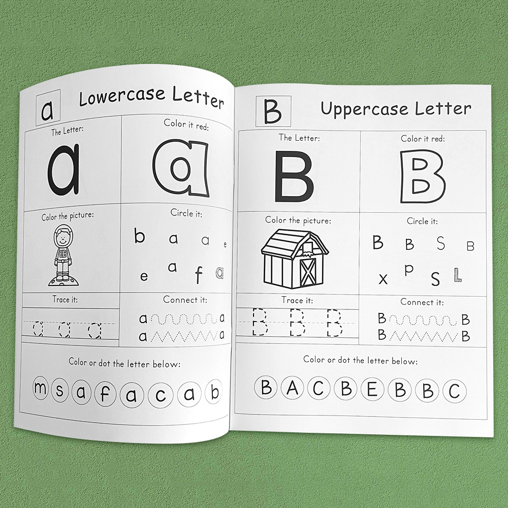 54 Pages lettres A-Z Alphabet  - Learning Workbook Preschool avis et prix