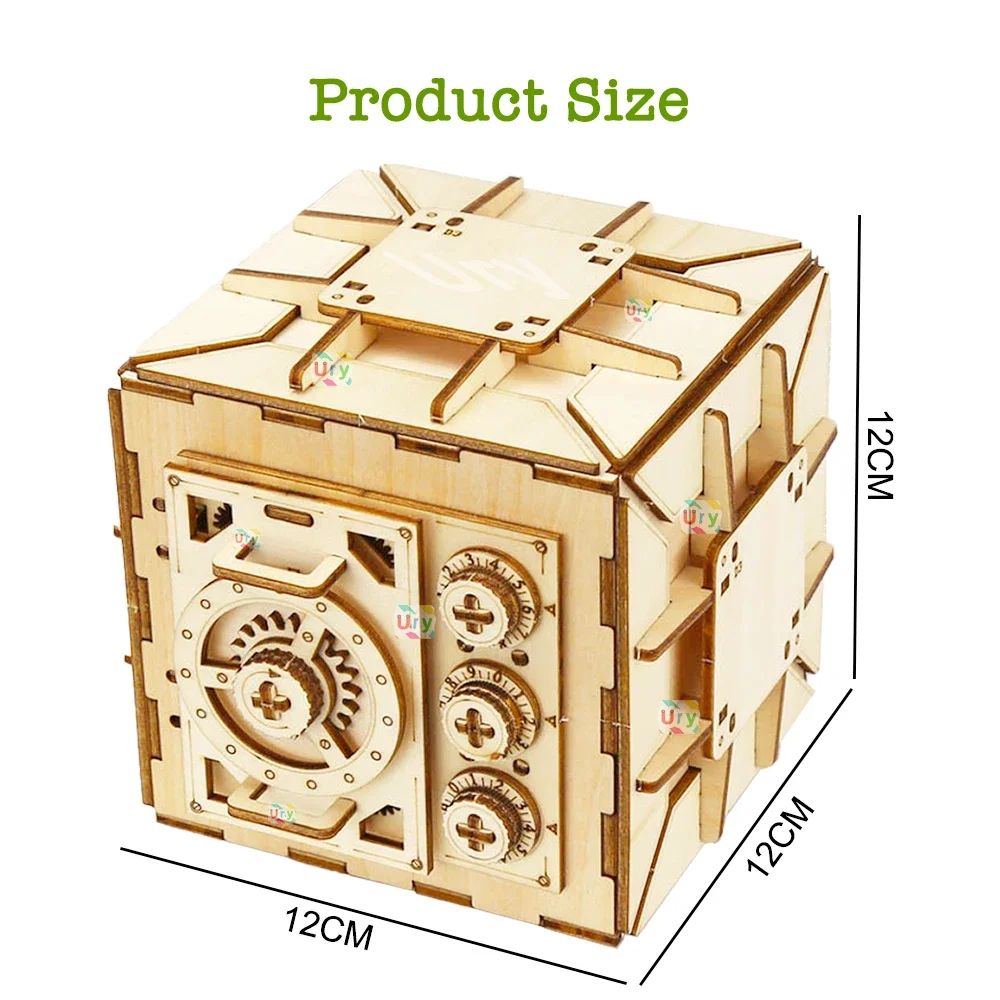 URY – Puzzle 3D en bois avec m - Kids Education Money avis et prix