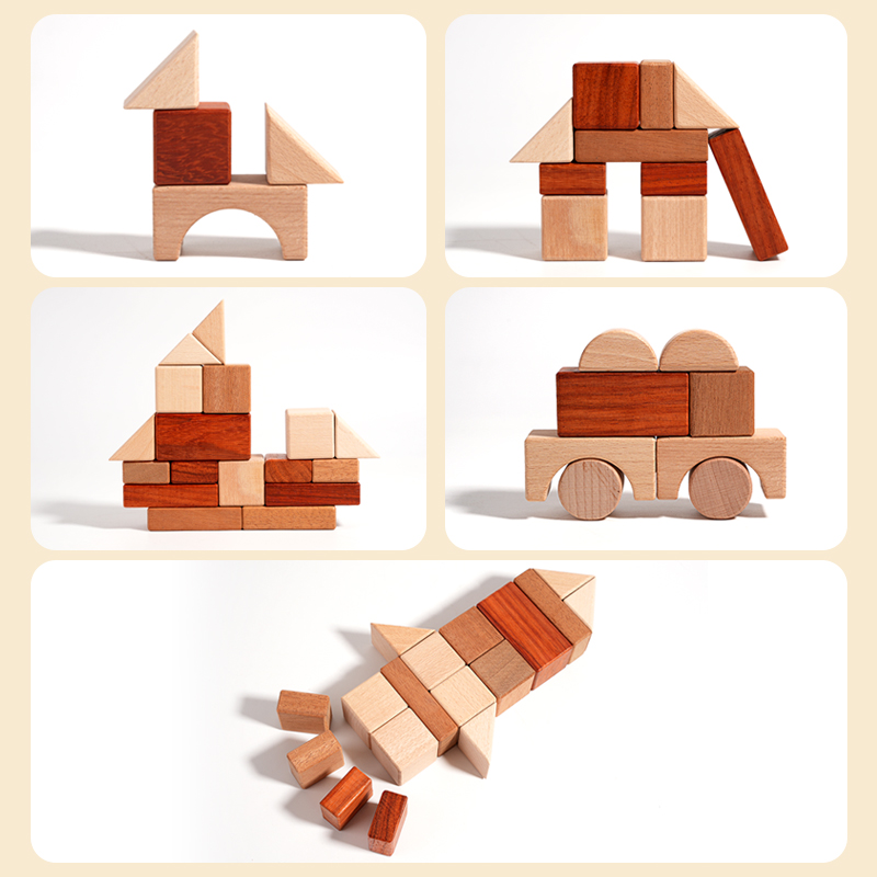 Blocs de construction en bois, - Kids Educational Box avis et prix
