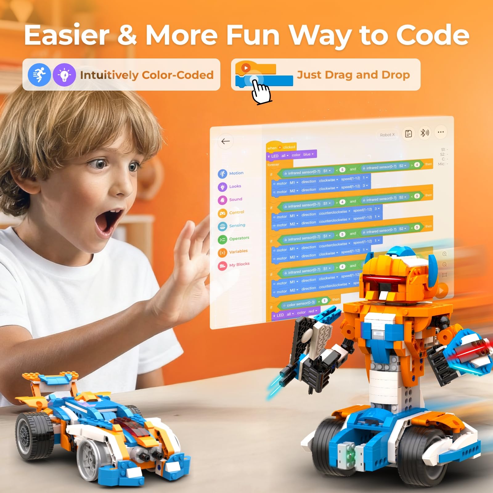 Kit de construction Apitor Rob - Kids Education Free App avis et prix