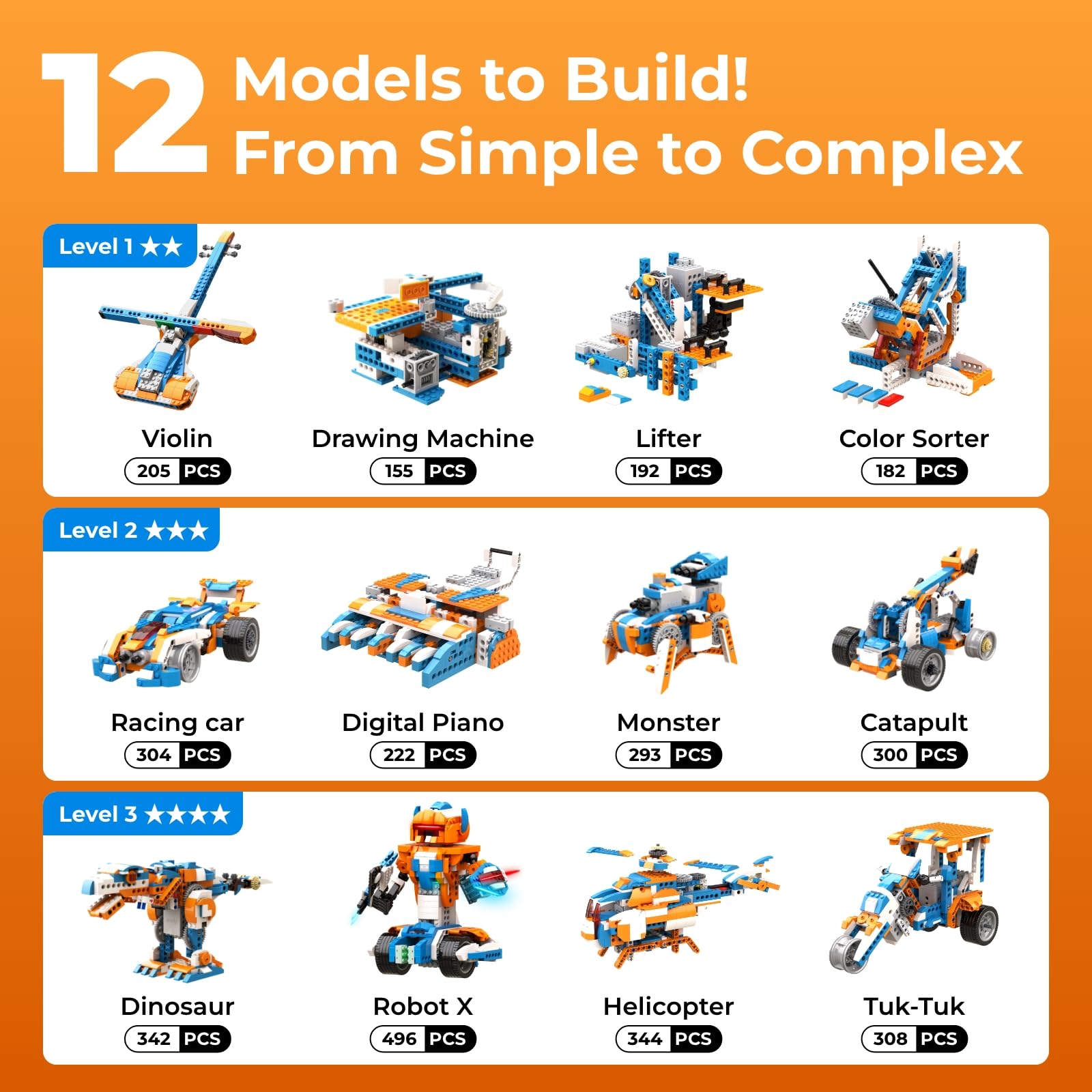Kit de construction Apitor Rob - Kids Education Free App avis et prix