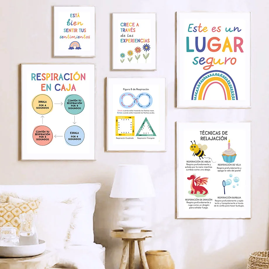 Toile d'art mural avec devise  - Kids Education Yes avis et prix