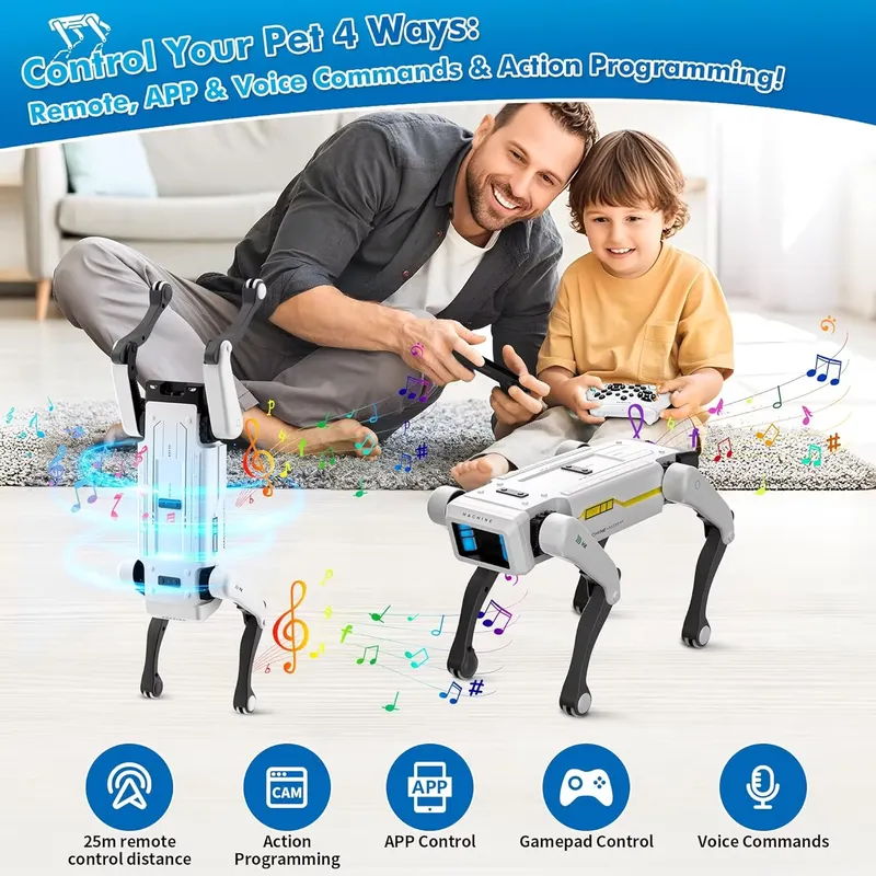 Chien robot intelligent, jouet - Kids Education Free App avis et prix