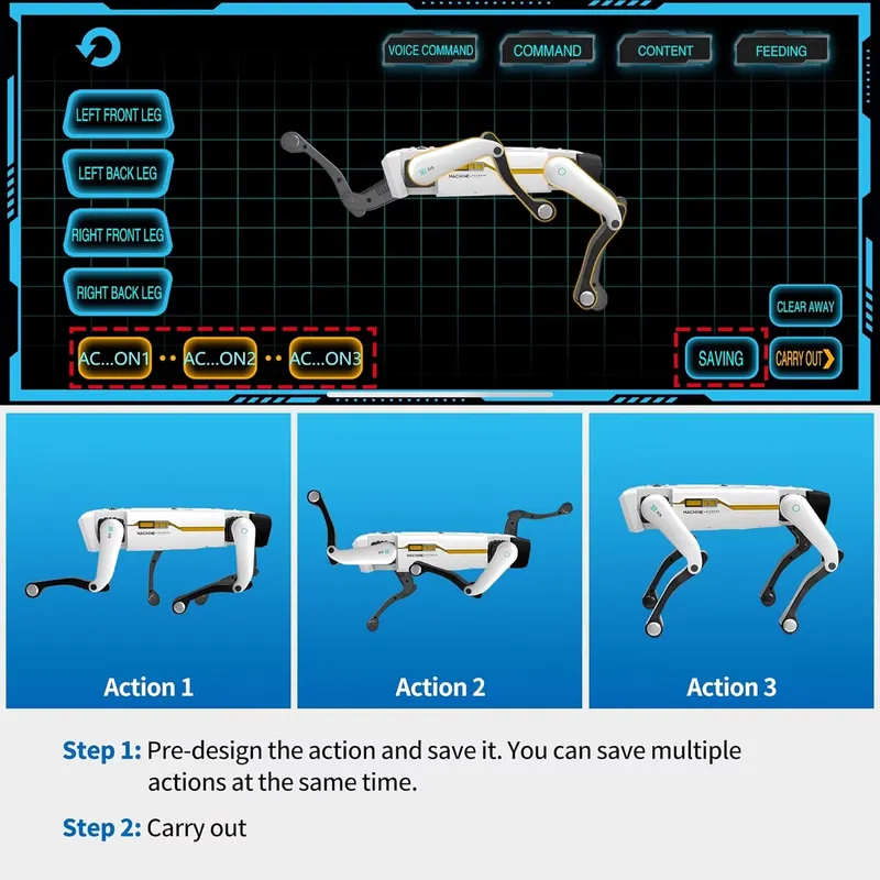 Chien robot intelligent, jouet - Kids Education Free App avis et prix