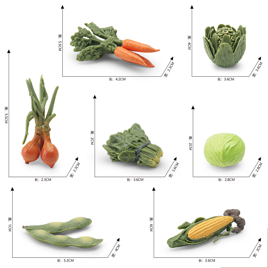 Figurines de légumes réalistes - Kids Education Shows avis et prix