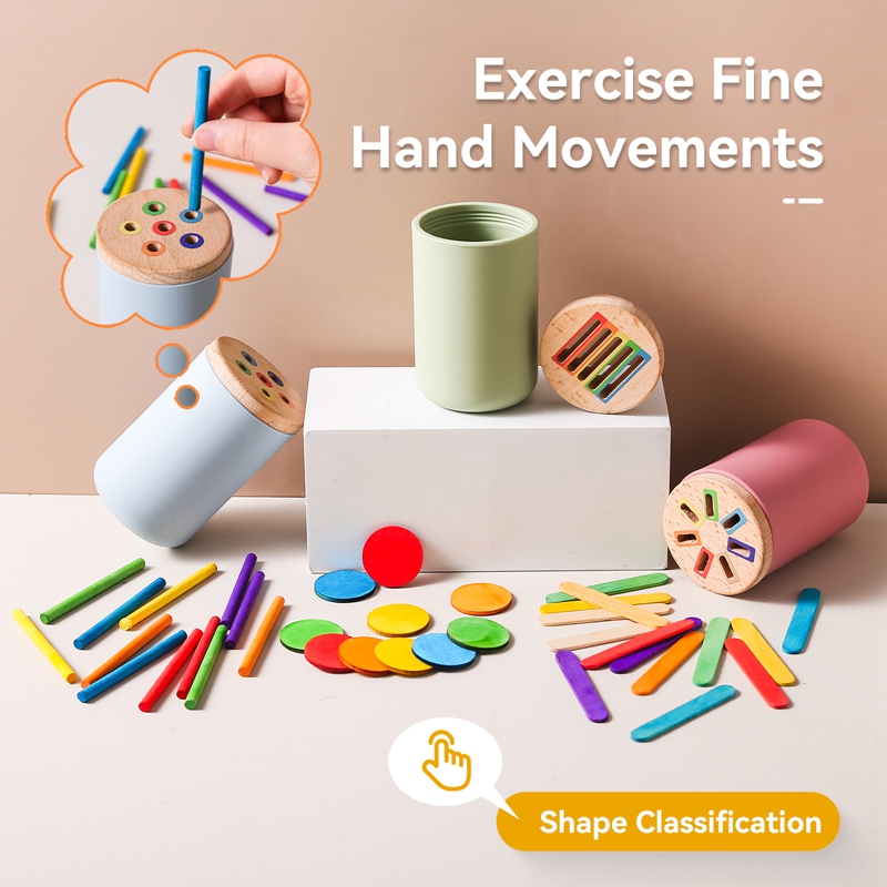 Jouets en bois Montessori, tri - Kids Educational Box avis et prix