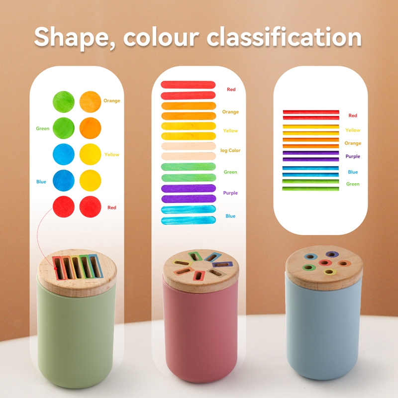 Jouets en bois Montessori, tri - Kids Educational Box avis et prix