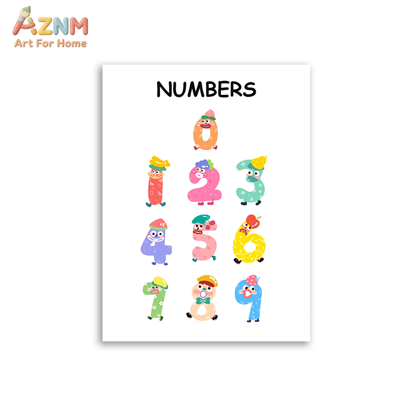AZNM – toile murale éducative  - Kids Education Learning avis et prix