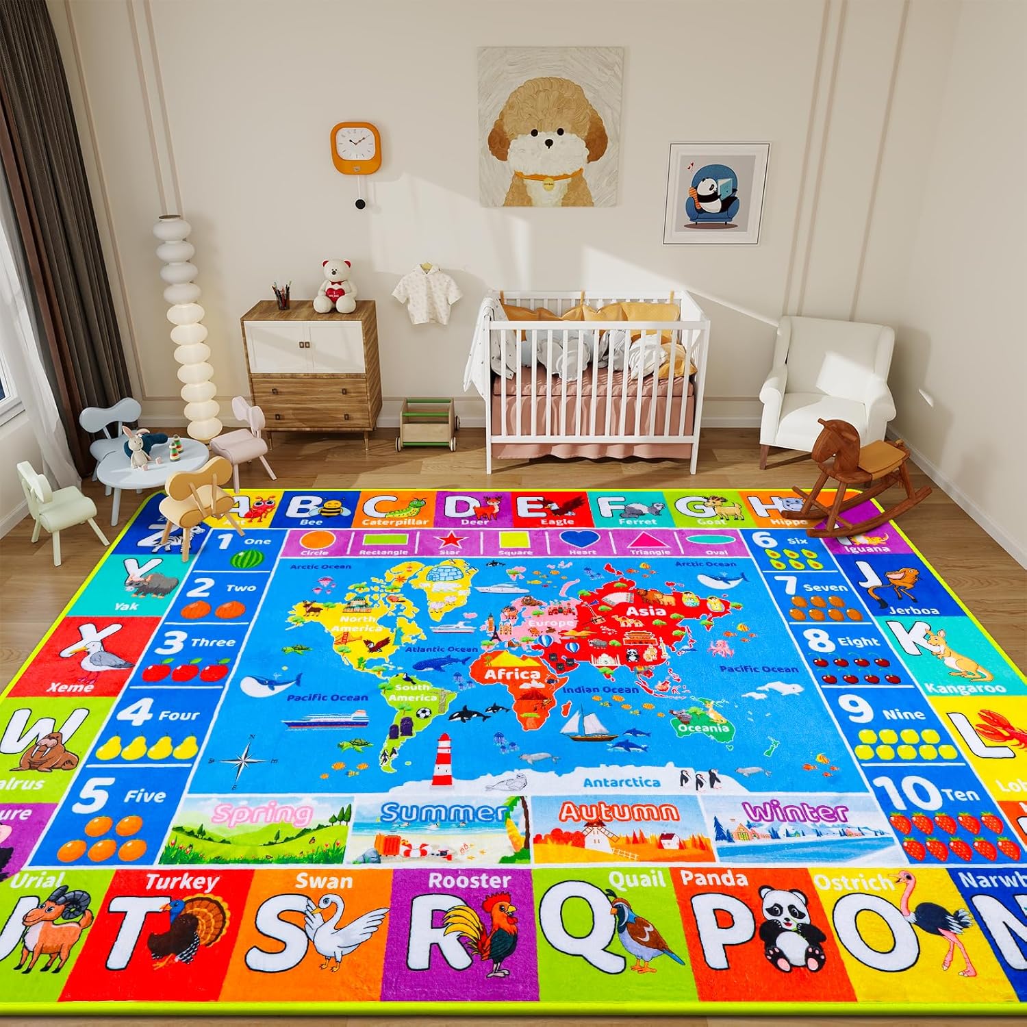Tapis de jeu pour enfants avec - Kids Education World avis et prix