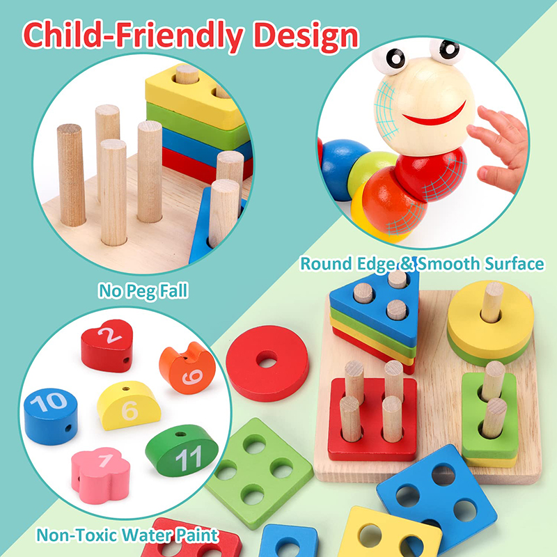 Jouets en bois Montessori pour - Kids Educational Box avis et prix