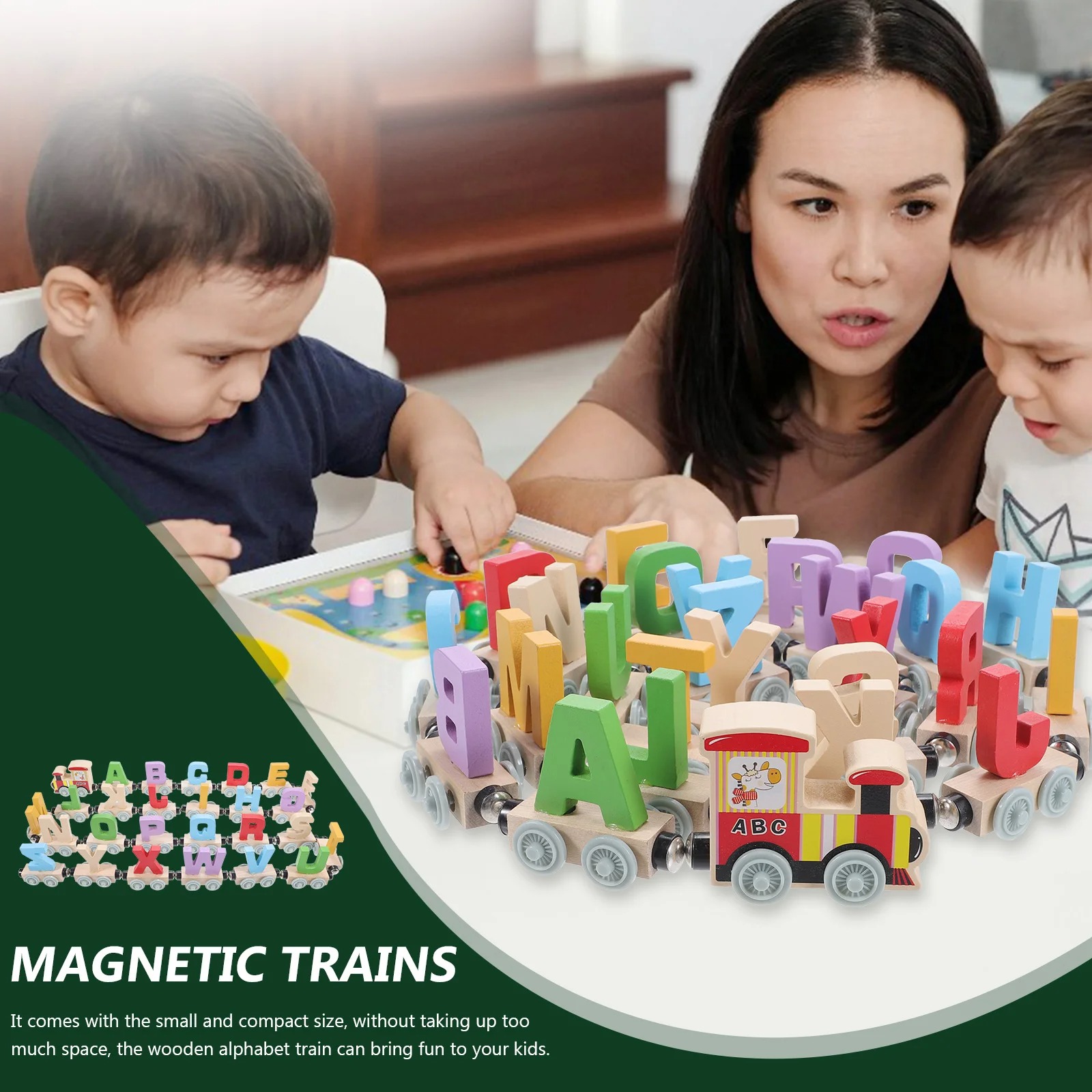 Jouet de Train en bois Montess - Kids Educational Box avis et prix