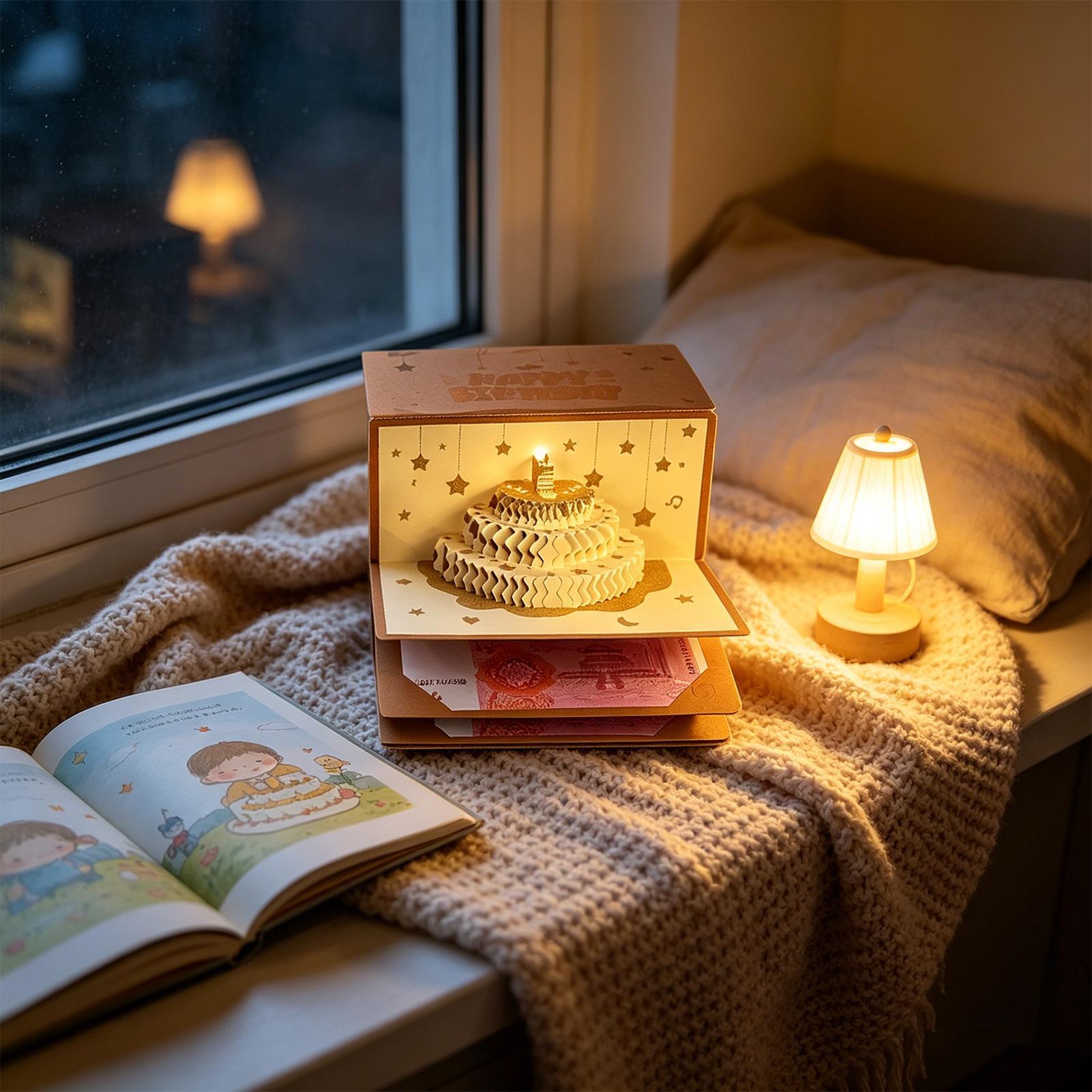 Enveloppe 3D Gâteau d'Annivers - Kids Education Money avis et prix
