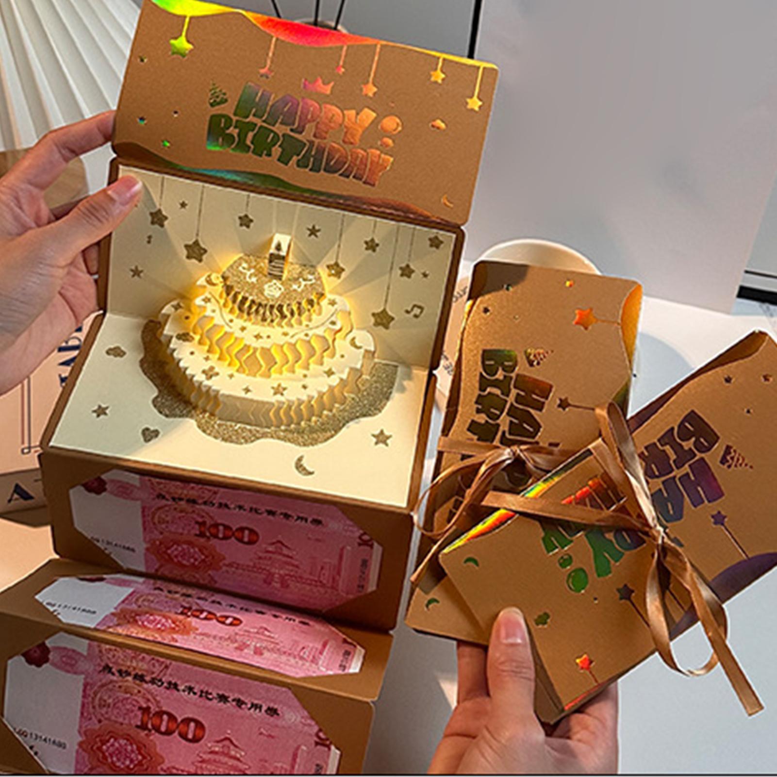 Enveloppe 3D Gâteau d'Annivers - Kids Education Money avis et prix