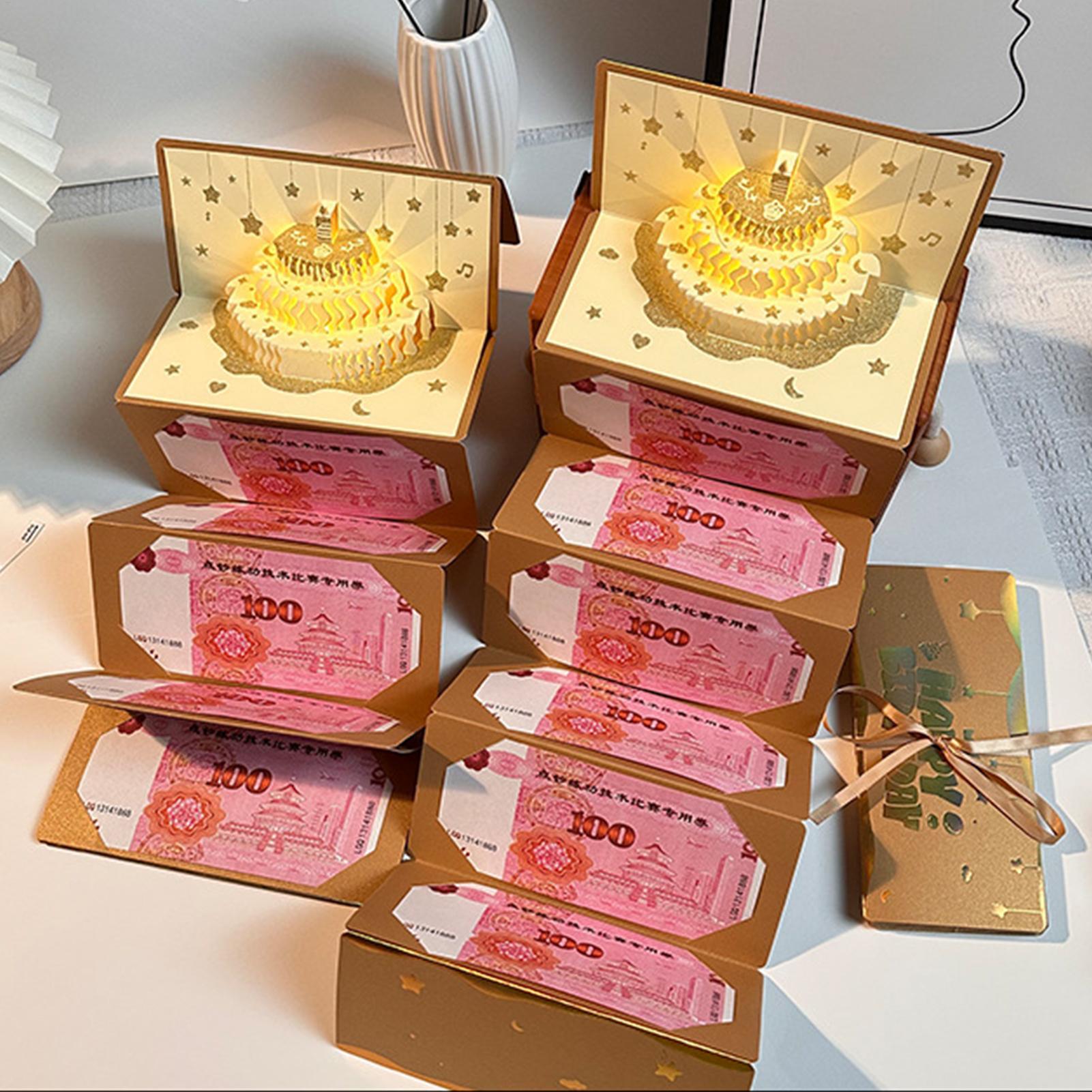 Enveloppe 3D Gâteau d'Annivers - Kids Education Money avis et prix