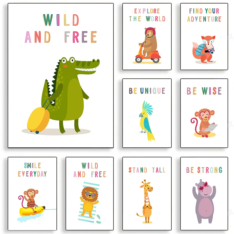 Affiche murale en toile imprim - Kids Education Yes avis et prix
