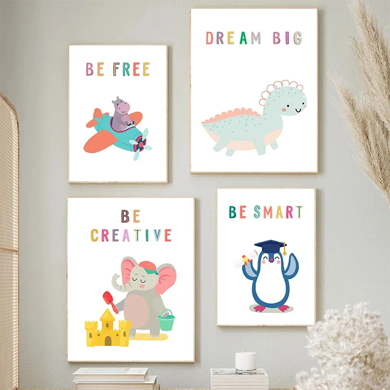 Affiche murale en toile imprim - Kids Education Yes avis et prix