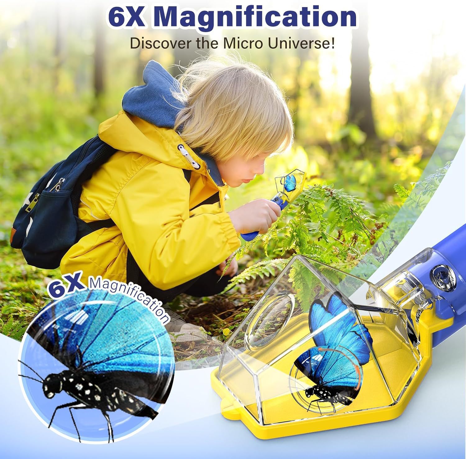Loupe 6X pour enfants, attrape - Kids Educational Box avis et prix